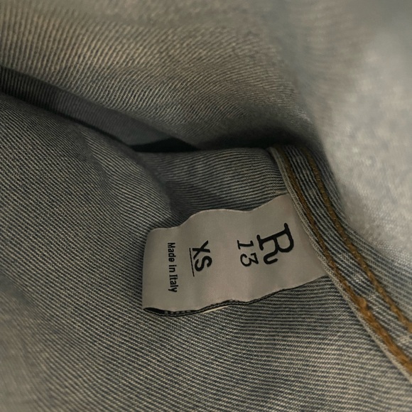 R13 Light Blue Denim Jacket - Picture 3 of 4